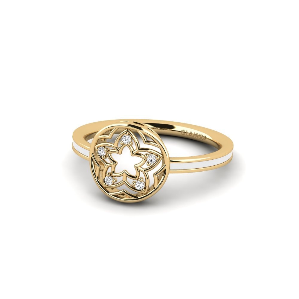 Moissanit Ring Plantajo