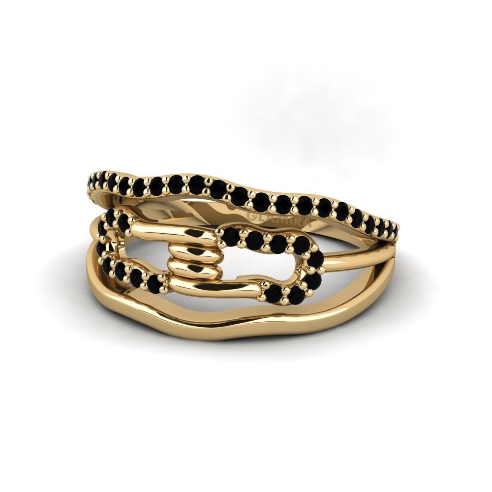 Zafiro negro Anillo Plethora