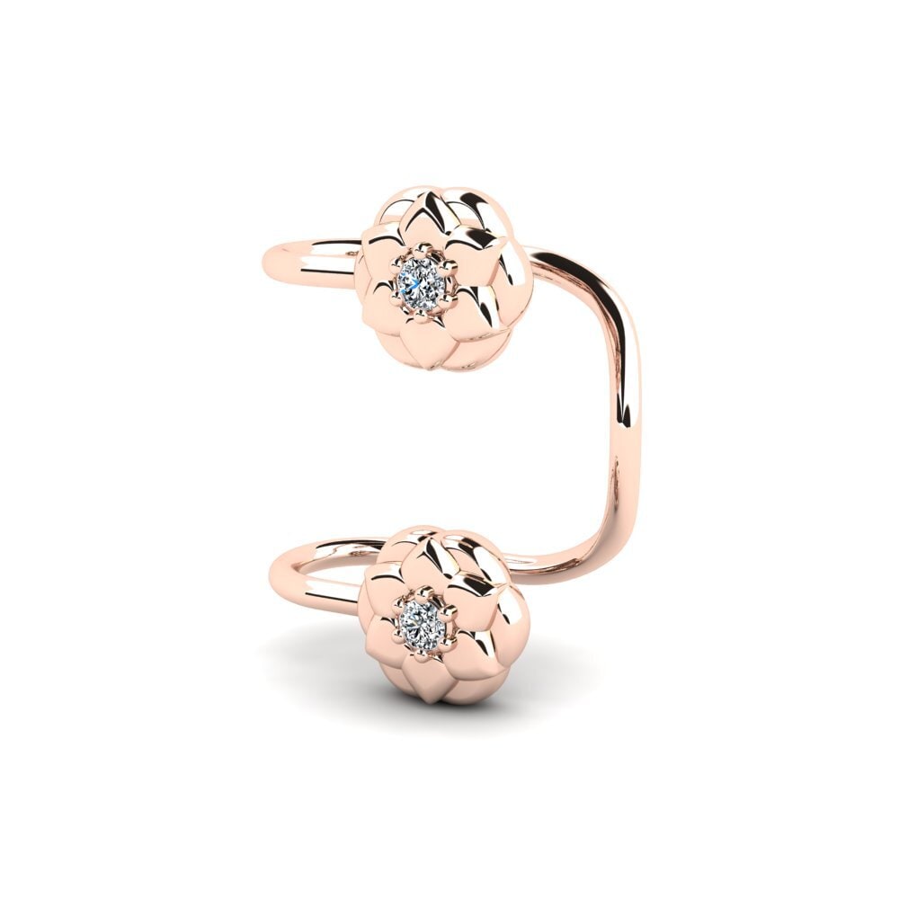 Oro Rosso 375 Orecchino da donna Poco
