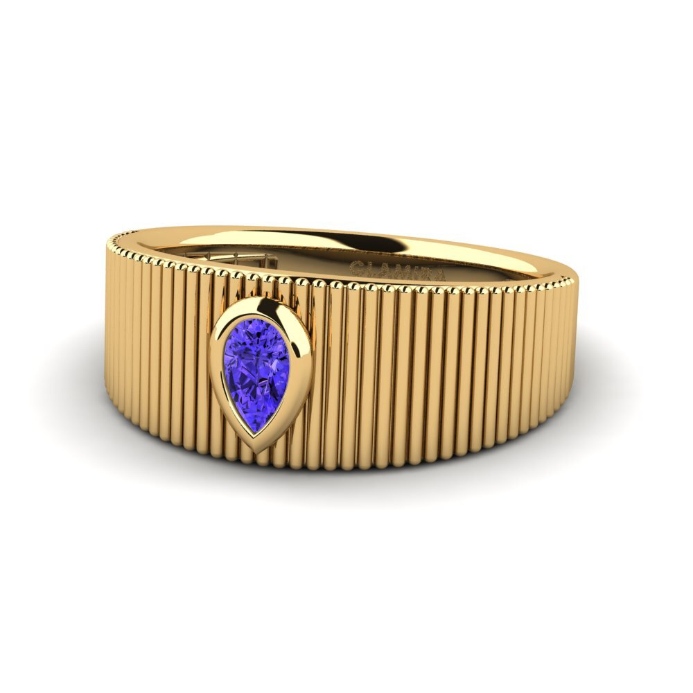 Pear Tanzanite Ring Porfirion
