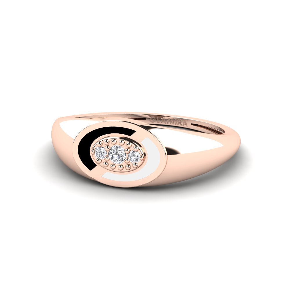 Rotgold 585 Ring Portofin