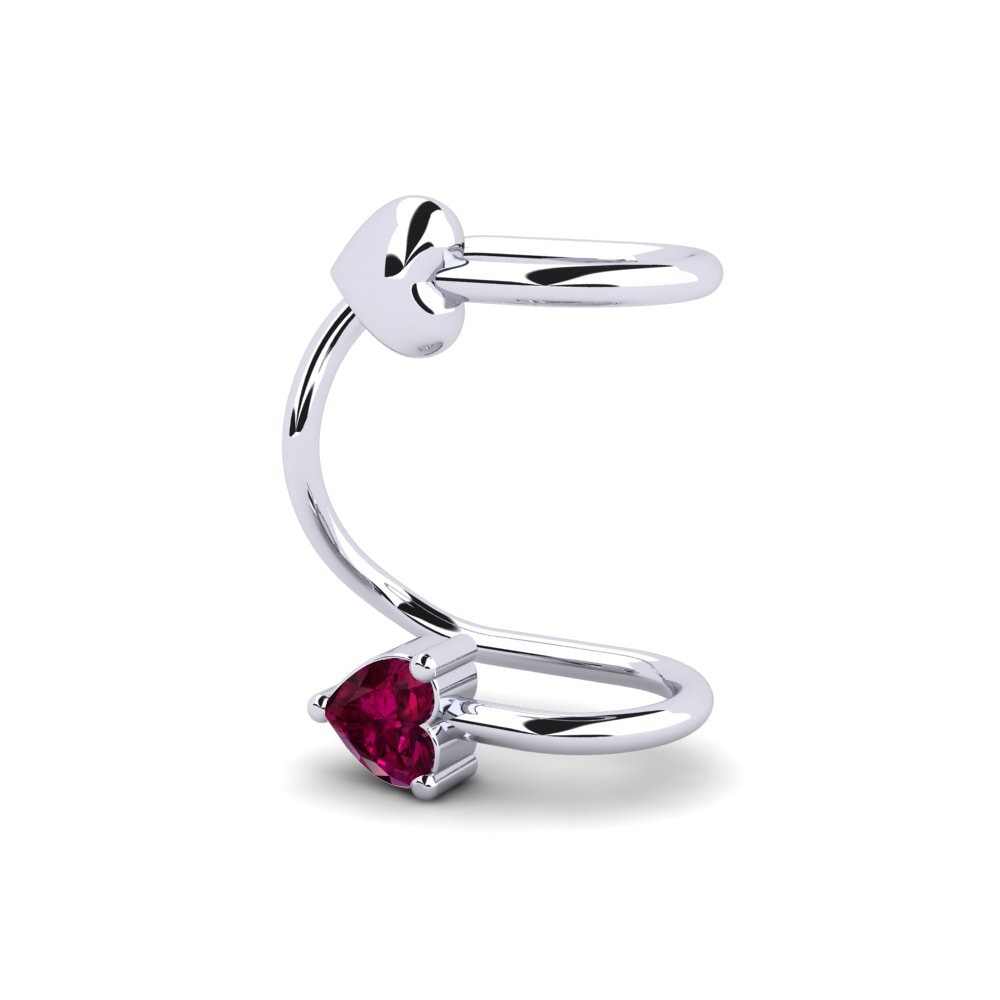 Grenat de Rhodolite Boucle d'oreille femme Poucheres