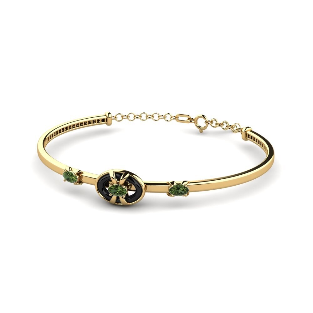 Zafiro Verde Pulsera de Mujer Pouncy