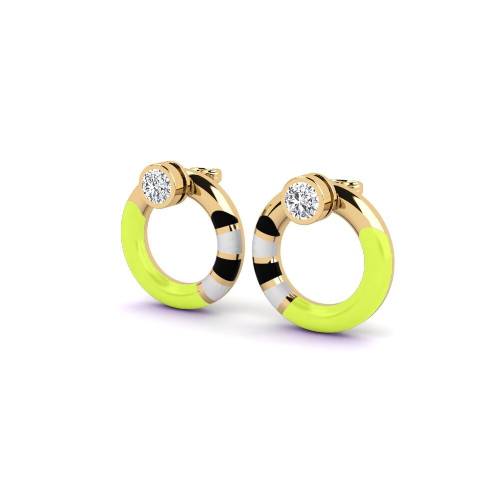 Diamond Women's Earring Pounty