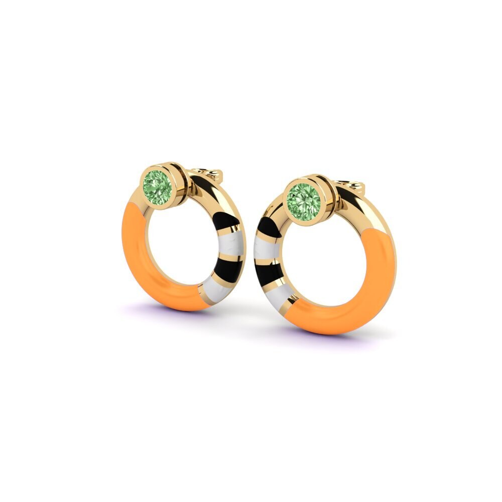 Diamante Verde Pendiente de mujer Pounty