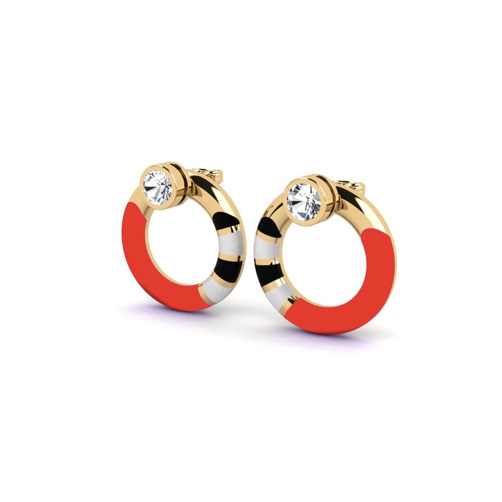 Zircone Bianco Orecchino da donna Pounty