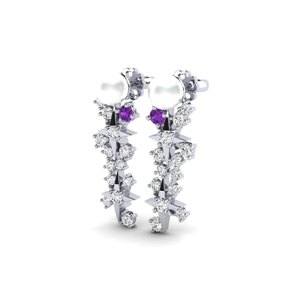 Amethyst Women's Earring Praecipua