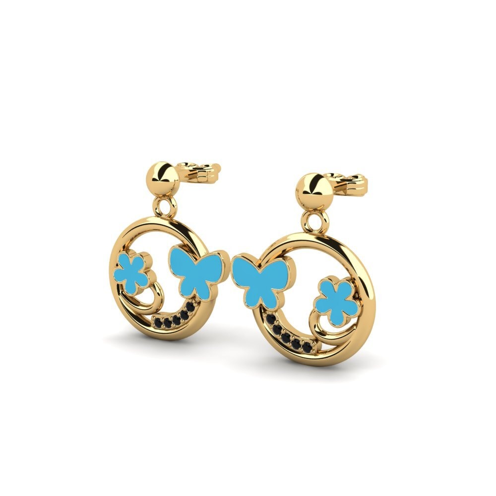 Black Sapphire Women's Earring Pramod