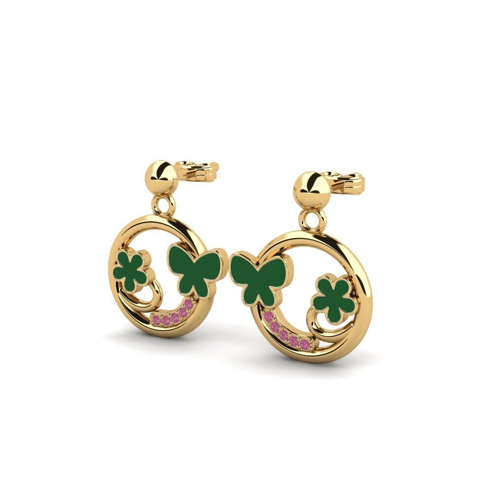 Rhodolite Garnet Women's Earring Pramod
