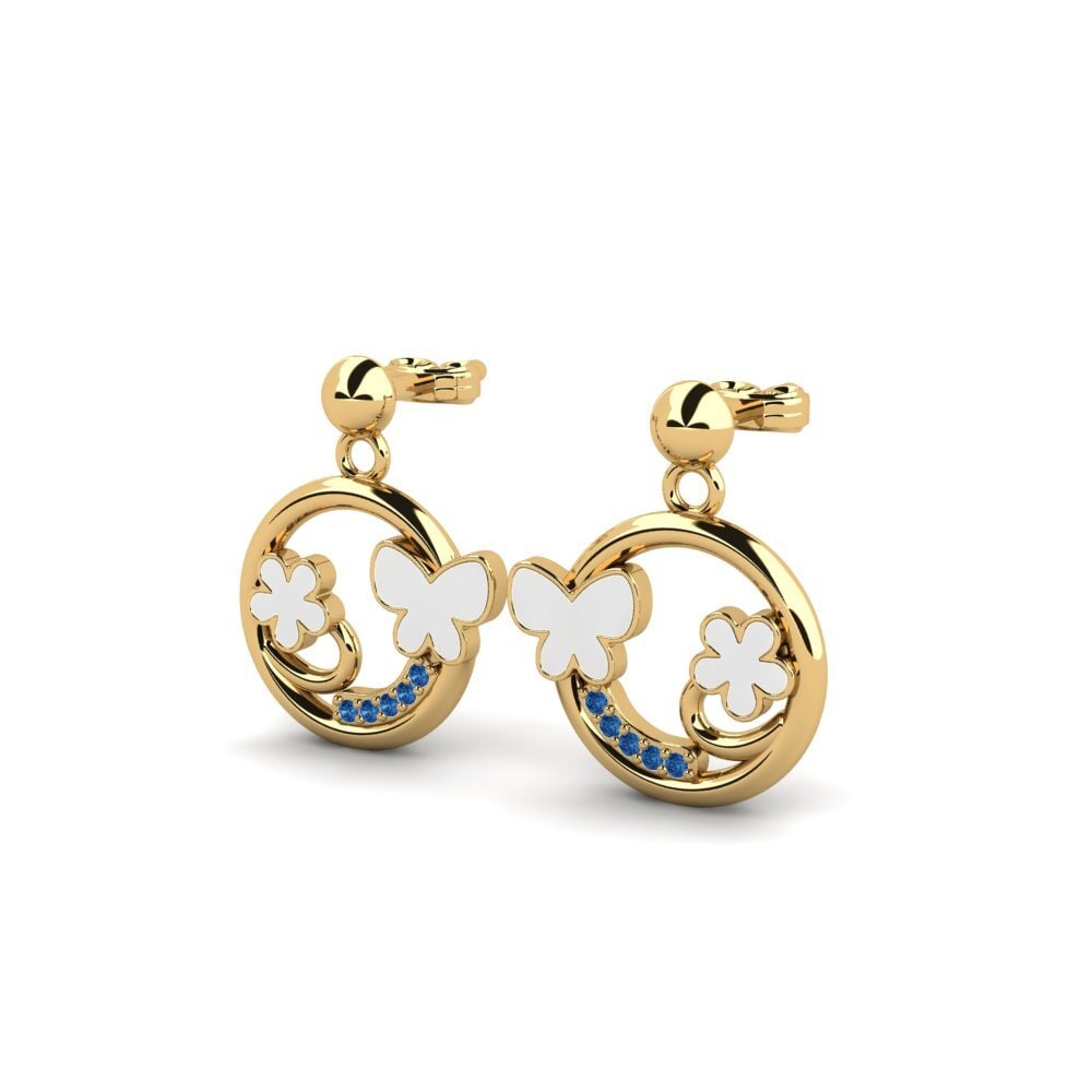 Dark Blue Zirconia Women's Earring Pramod