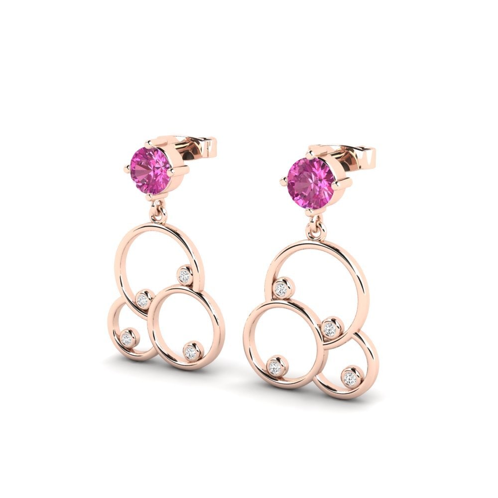 Pink Topaz Women's Earring Prana
