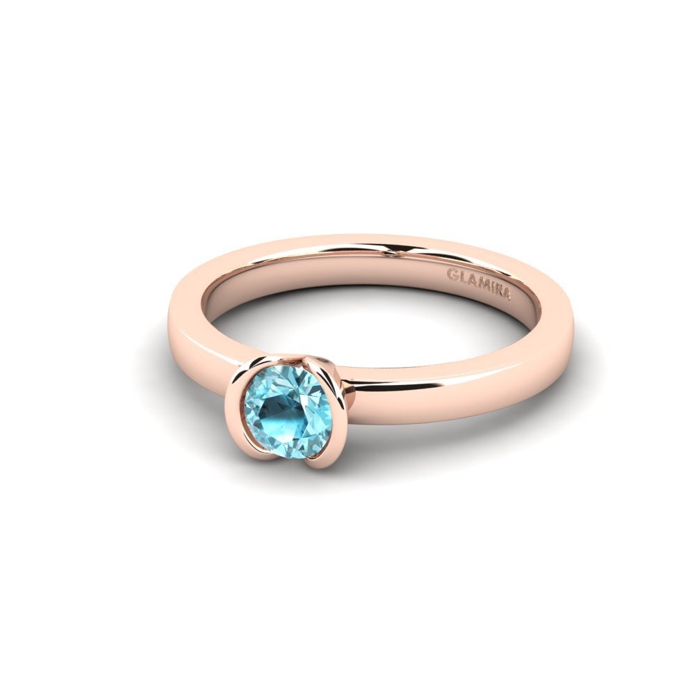 Blauer Zirkon Brautset Precious Moments Ring A