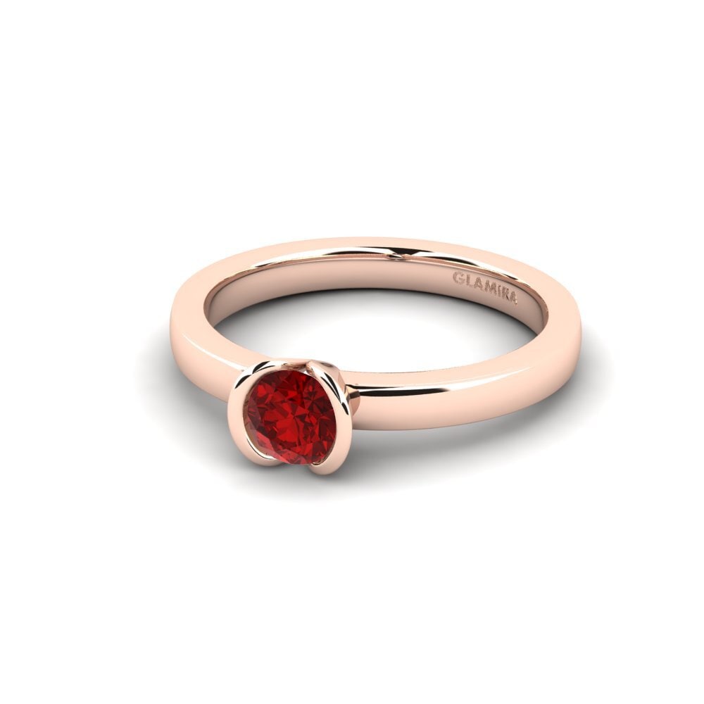 Rubí (Creado en laboratorio) Set de Anillos Precious Moments Anillo A