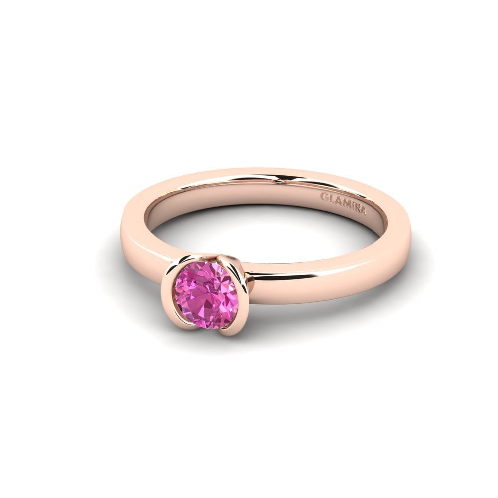 Rosa Topas Brautset Precious Moments Ring A