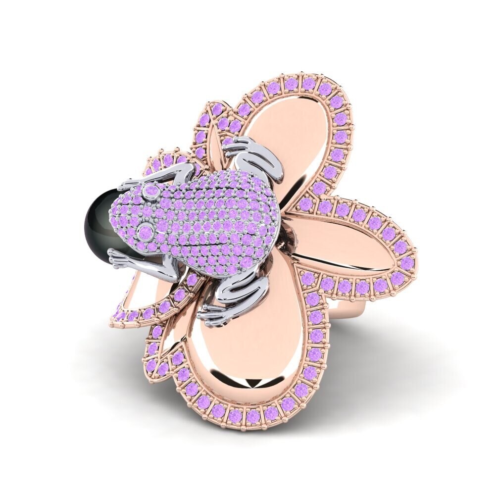 14ct Rose / White Gold Ring Preece