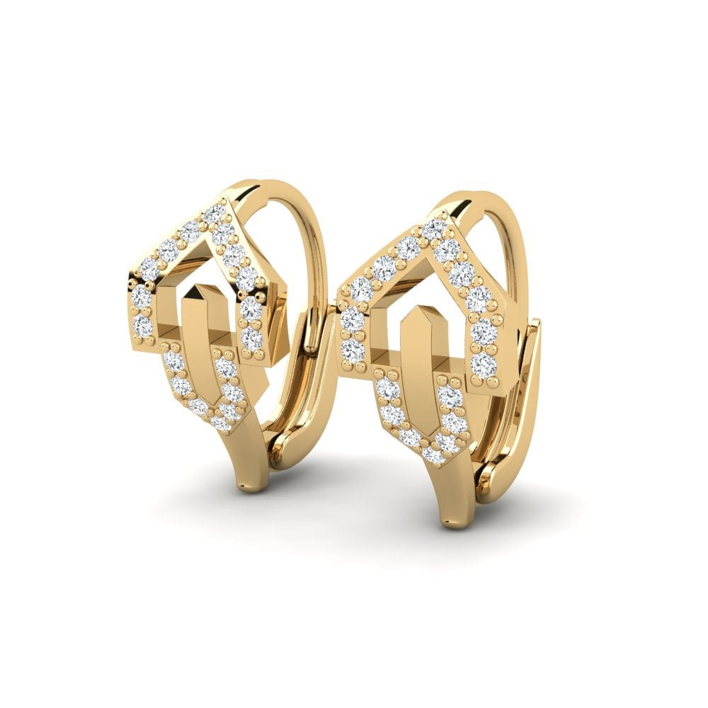 diamond-zirconia ต่างหู Prejudice