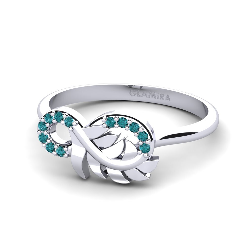 Blauer Diamant Ring Prematuru