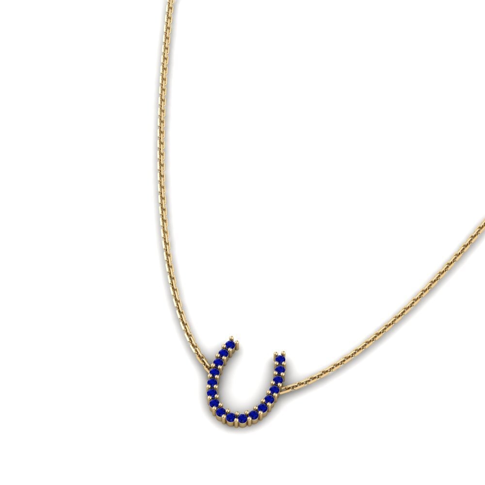Sapphire Women's Necklace Presintearre