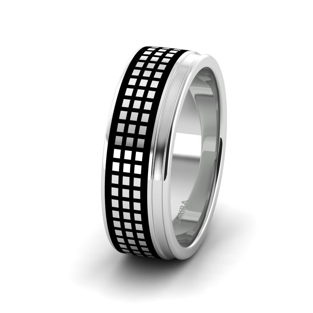 Pretty Magic Купете Men's Пръстен Pretty Magic 8 mm бяло-585 | GLAMIRA.bg