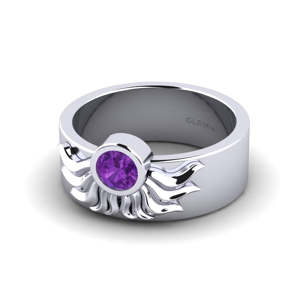 Amethyst Ring Pretty Morning Women