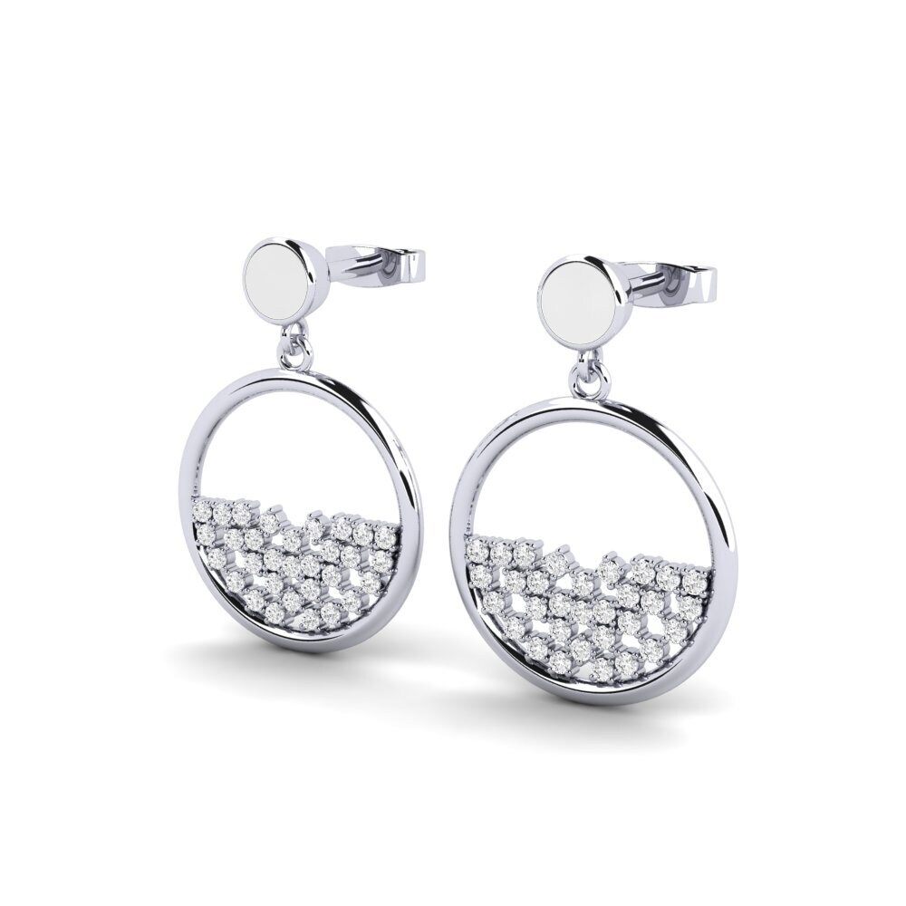 White sapphire Women's Earring Prioleau