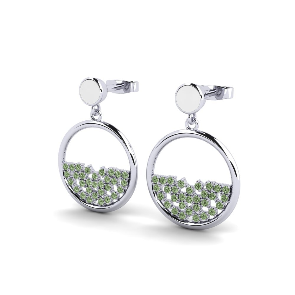 Diamante Verde Pendiente de mujer Prioleau