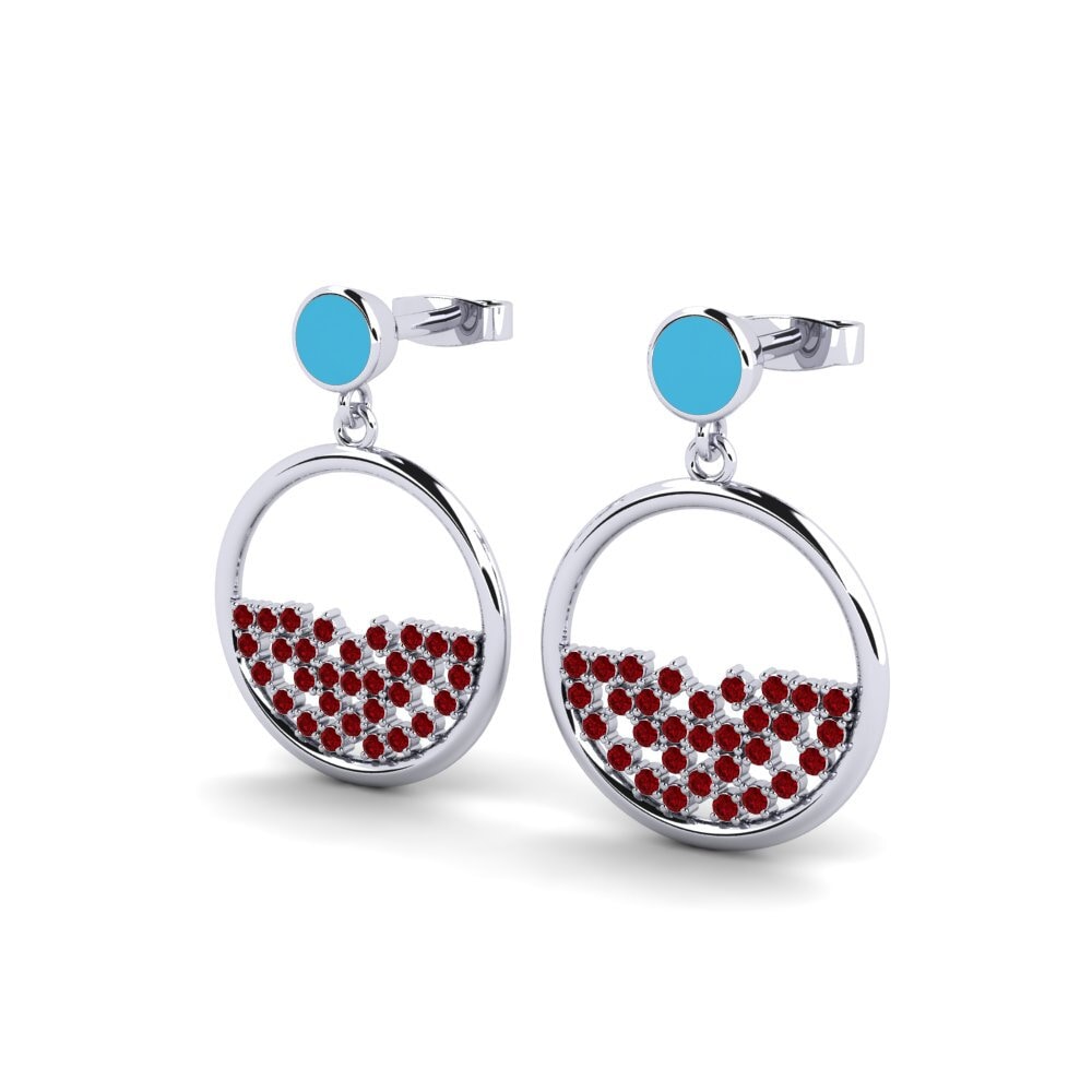 Red Zirconia Women's Earring Prioleau
