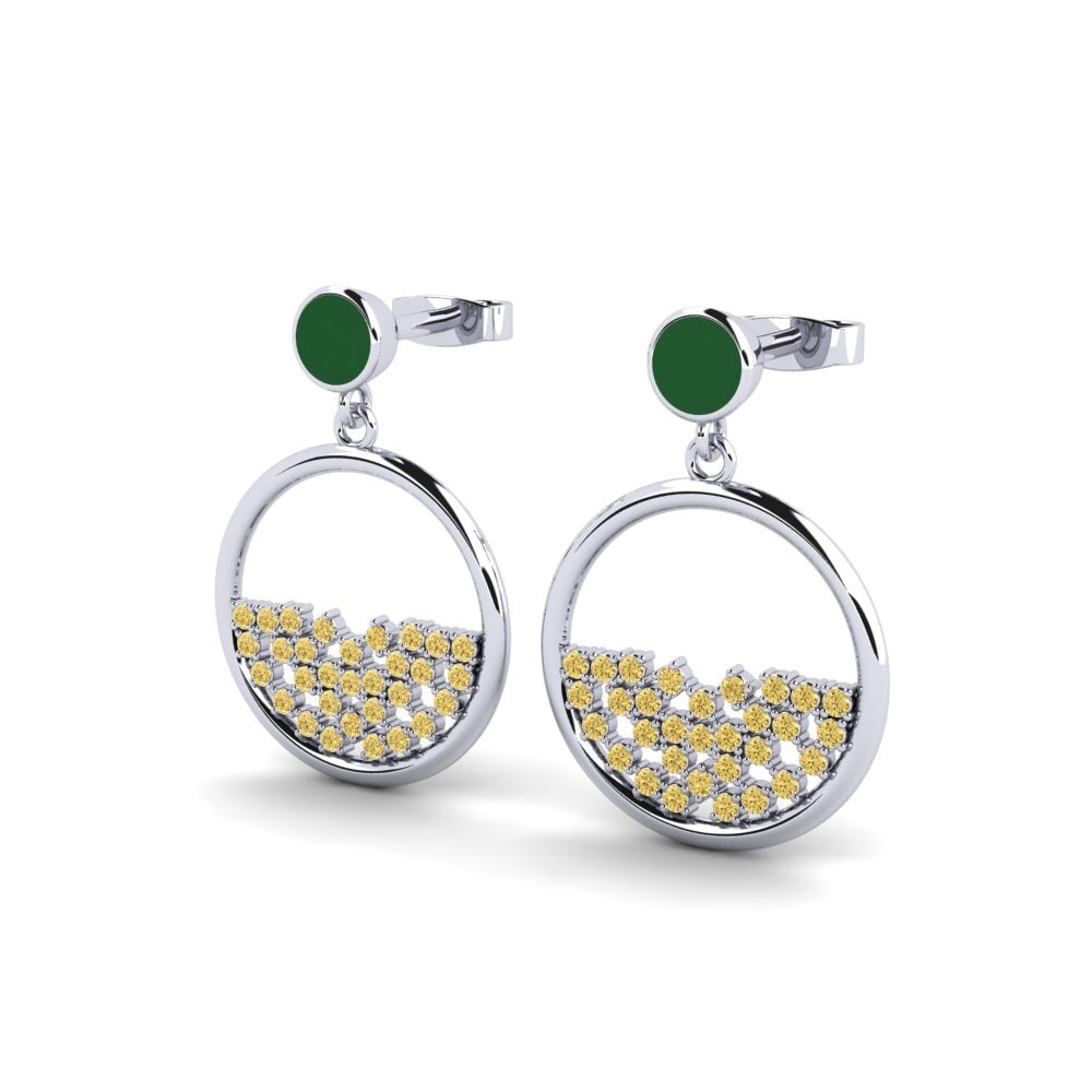 Yellow Diamond Women's Earring Prioleau