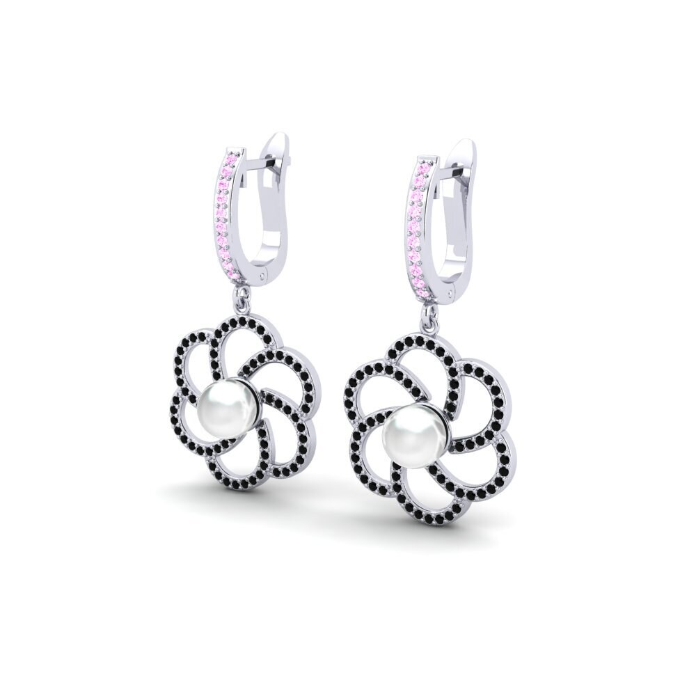 Pembe Safir Kadın Küpe Lienke Ø6 mm