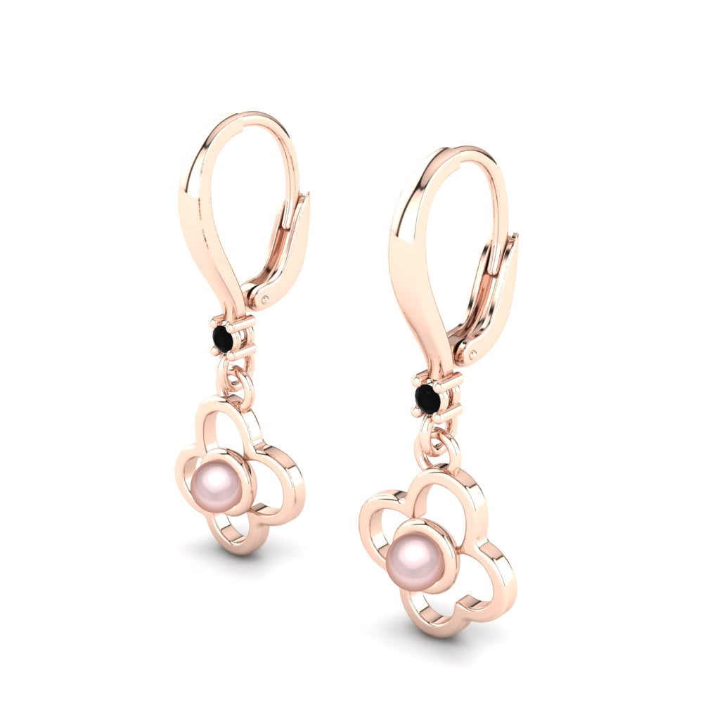 Diamante Negro Pendiente de mujer Lacorya Ø4 mm