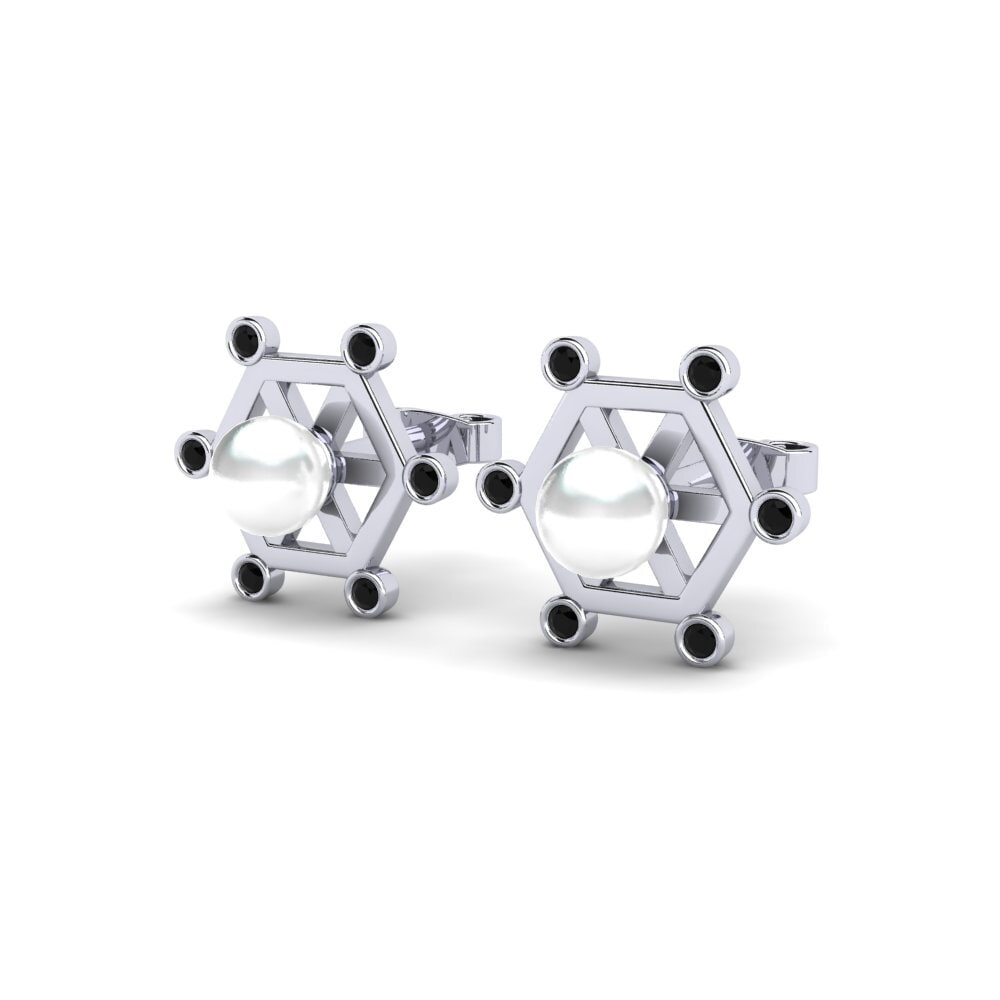 Diamante Negro Pendiente de mujer Prochain