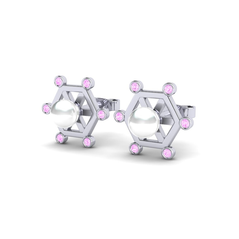 Pink Sapphire Women's Earring Prochain