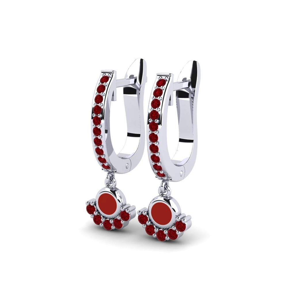 Red Zirconia Women's Earring Prodi
