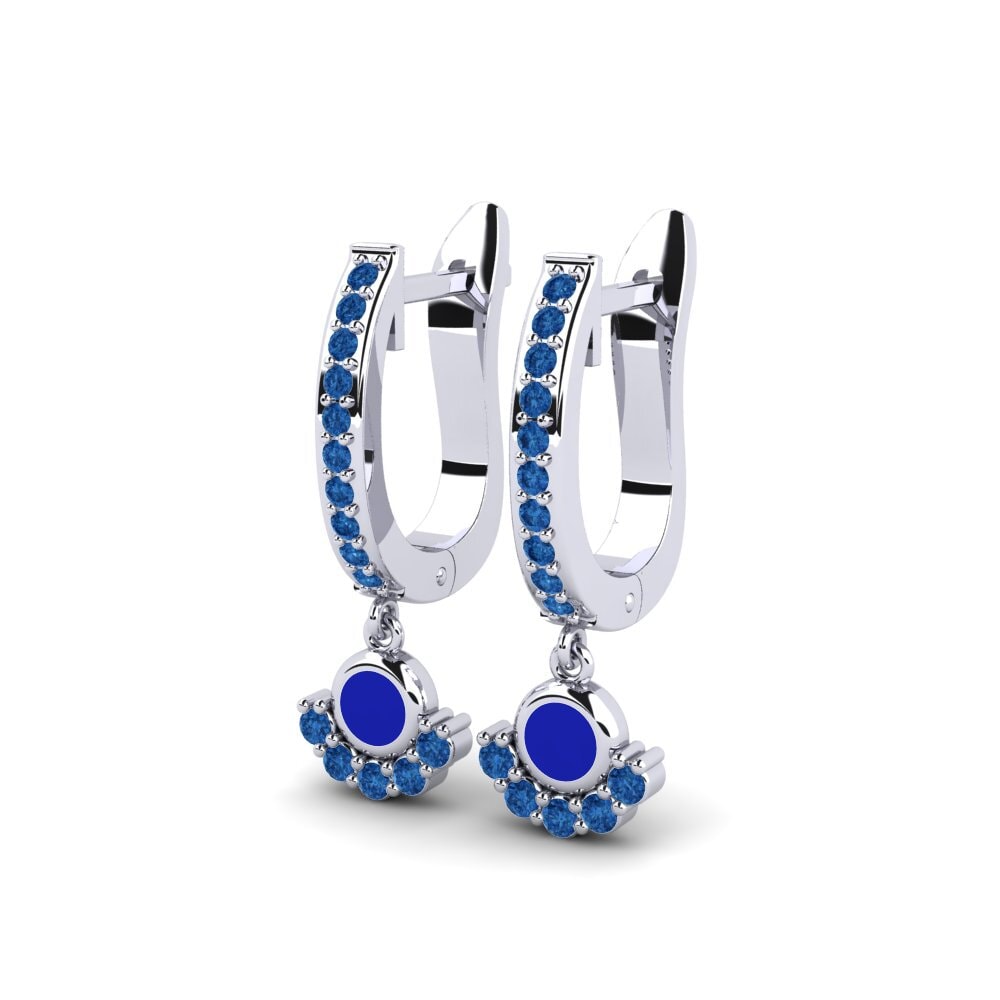 Zircone Blu Scuro Orecchino da donna Prodi