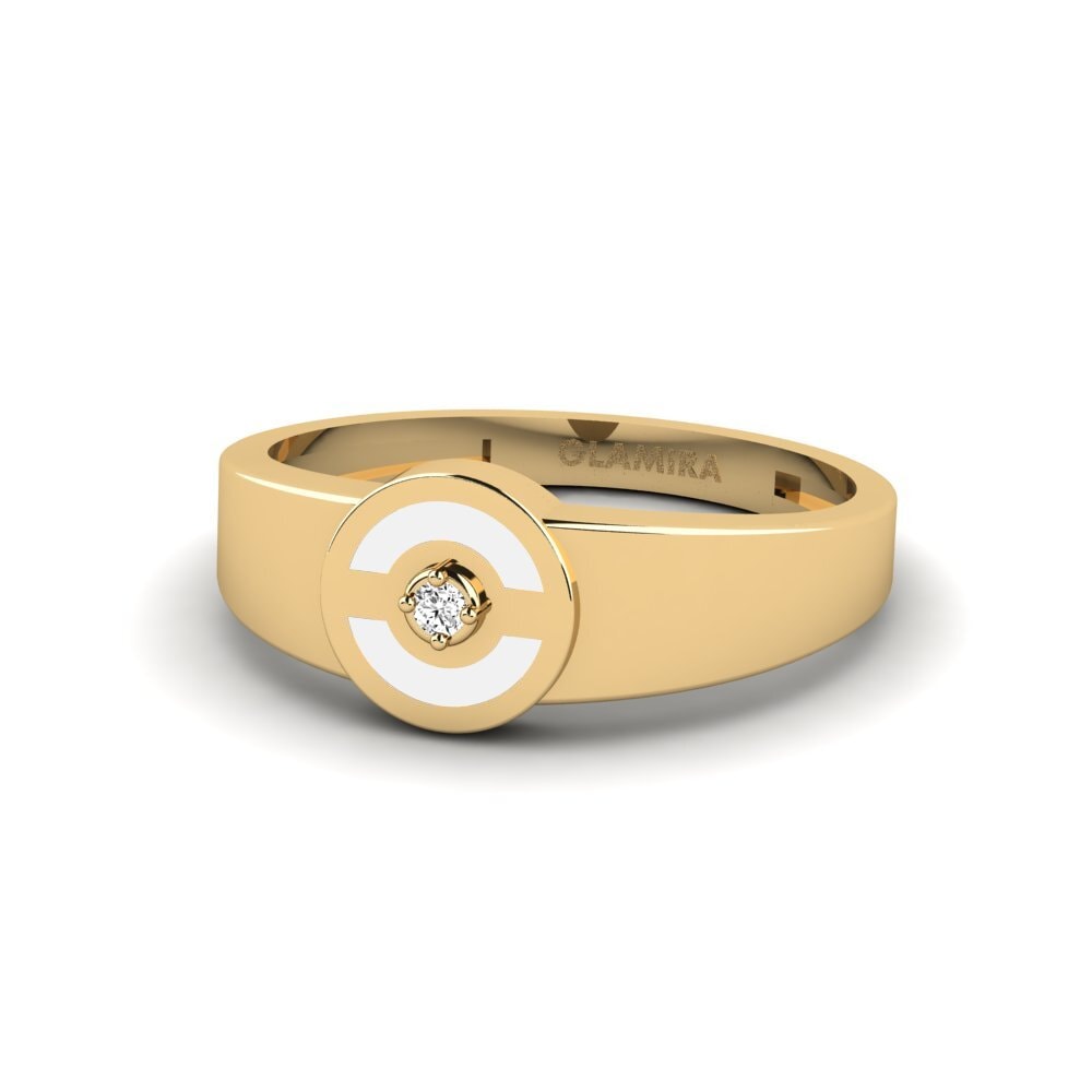 Moissanite Anéis de Mindinho Profonda
