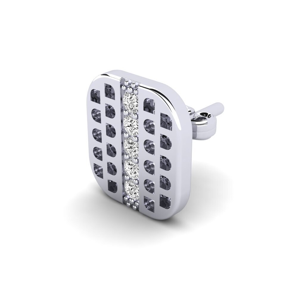 Moissanite Men's Earring Prokhor