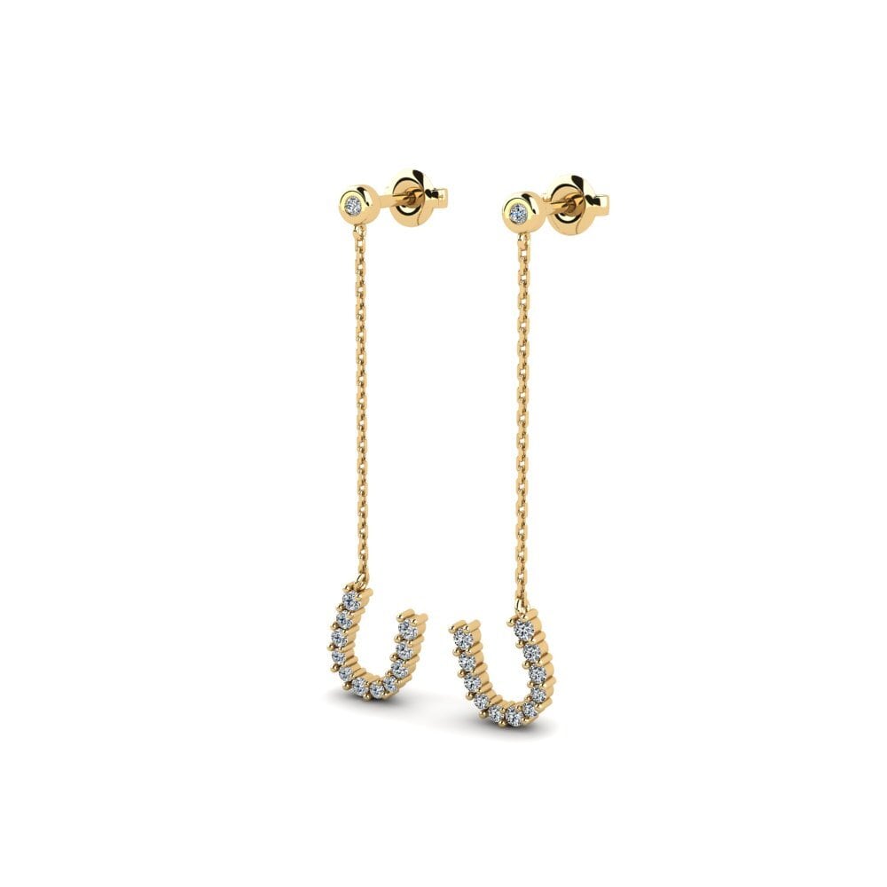 Zircone Boucle d'oreille femme Promenliva