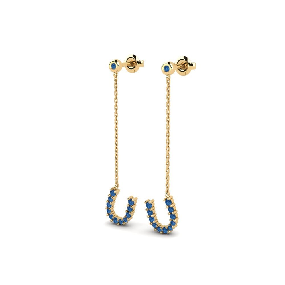 sapphire-zirconia Women's ต่างหู Promenliva