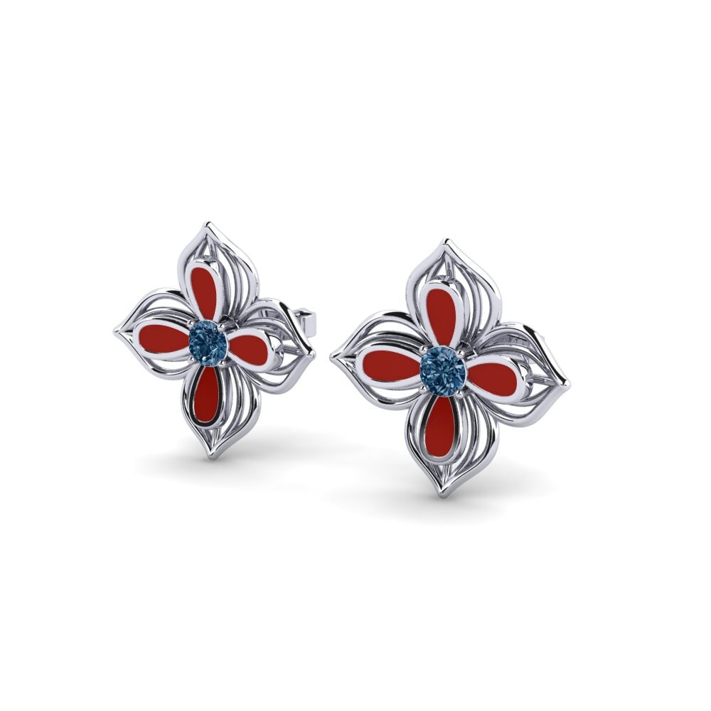 Diamante Azul Pendiente de mujer Prosantoni