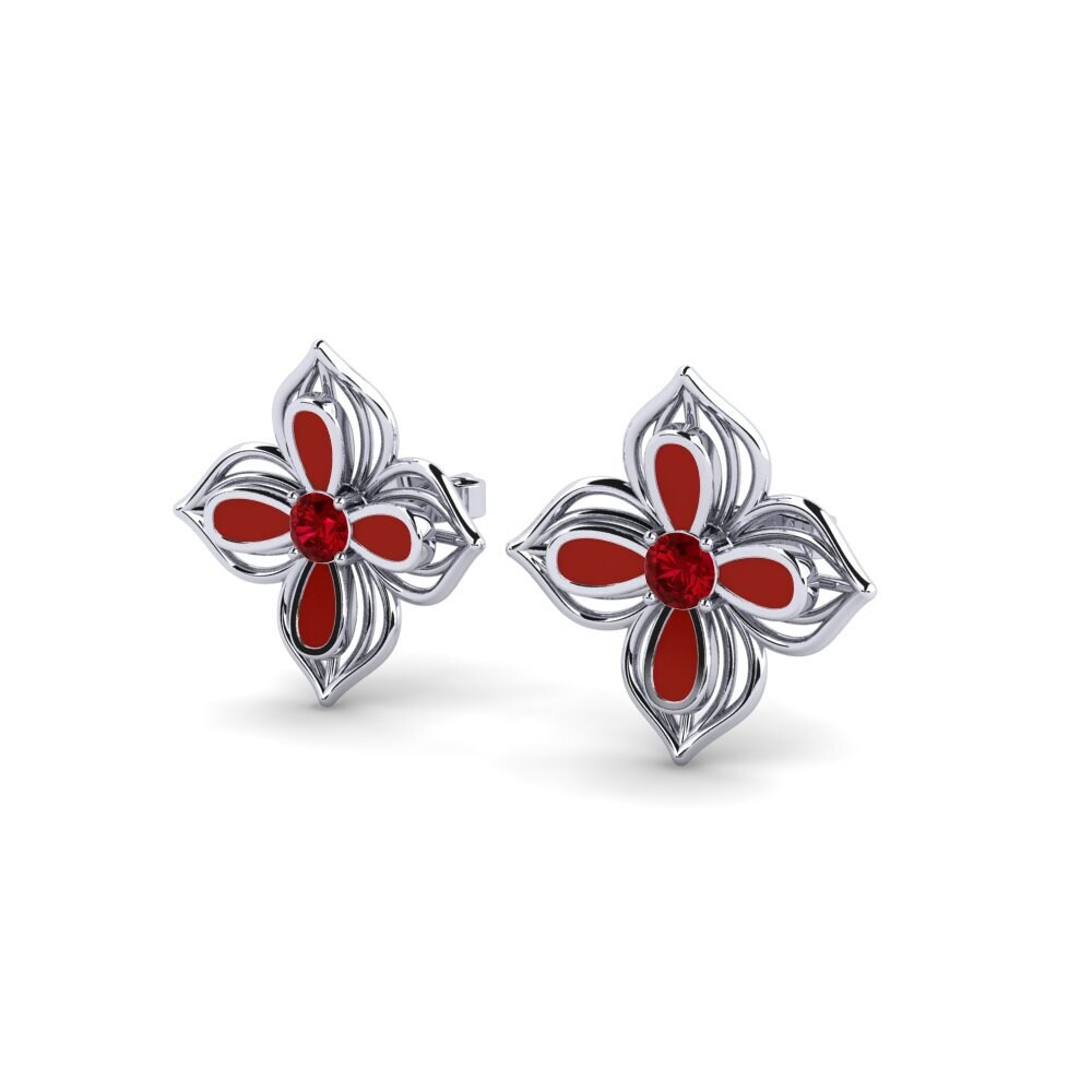 Red Zirconia Women's Earring Prosantoni