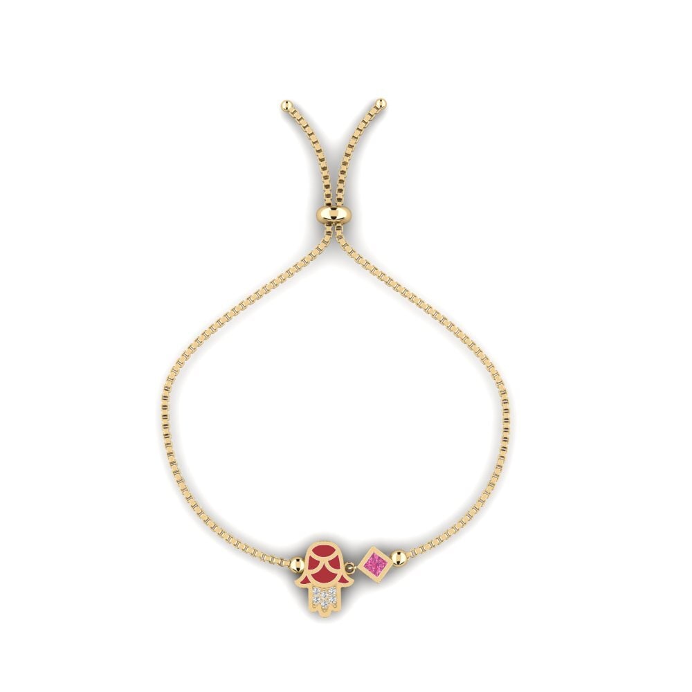 Turmalina rosa Pulsera de Mujer Protexer