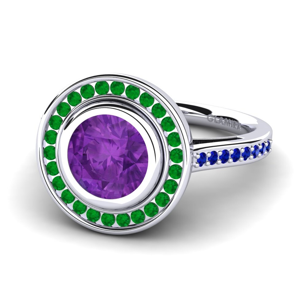 Amethyst Engagement Ring Prunella