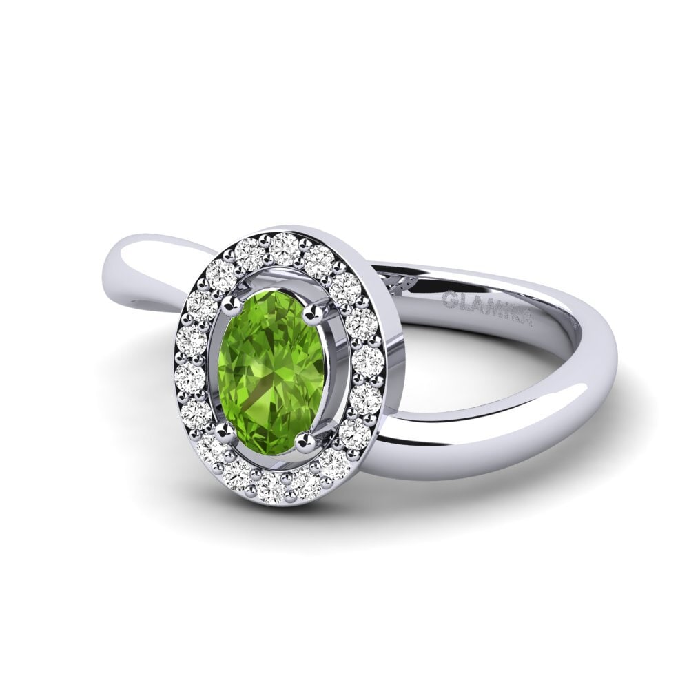 Peridoto Anillo de Mujer Puccod