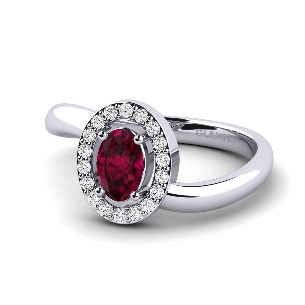 Rhodolite Garnet Women's Ring Puccod