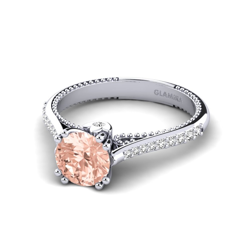 Morganita Anillo de compromiso Puerza