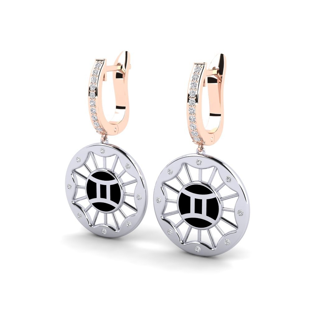 Lab Grown Diamond Women's Earring Puff - Gemini