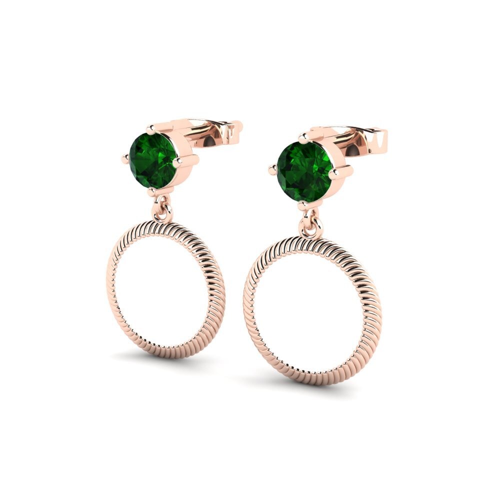 Turmalina verde Pendiente de mujer Purkey