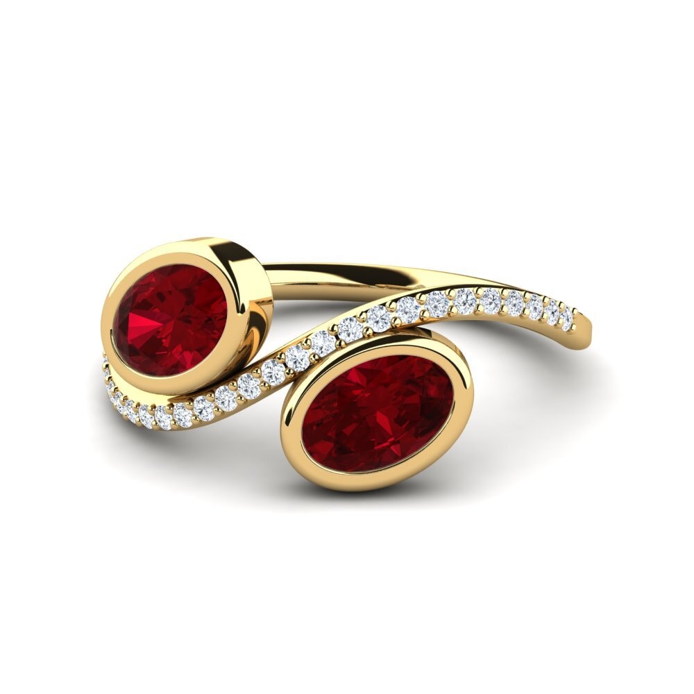 Red Zirconia Ring Purvaja