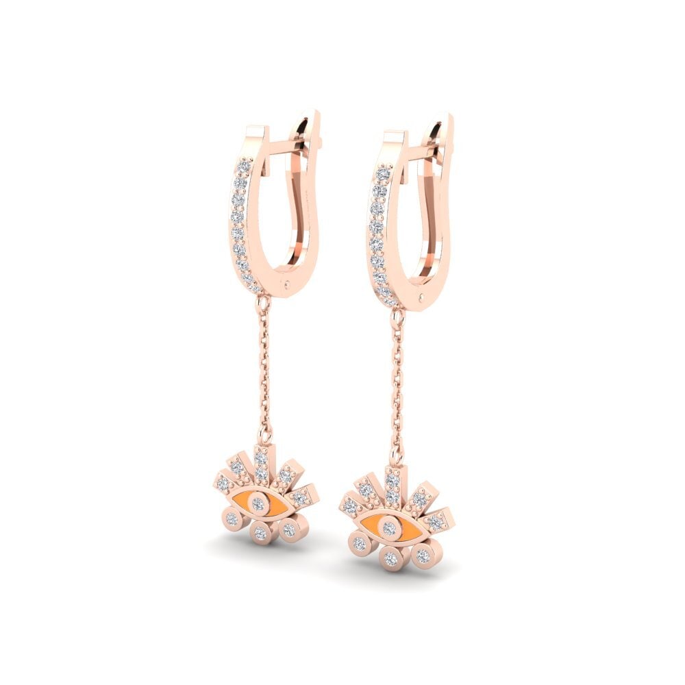14k Rose Gold Women's Earring Pygela
