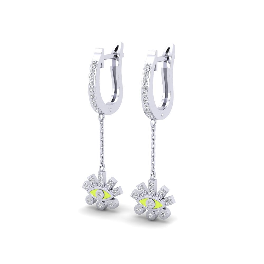 Plata 925 Pendiente de mujer Pygela